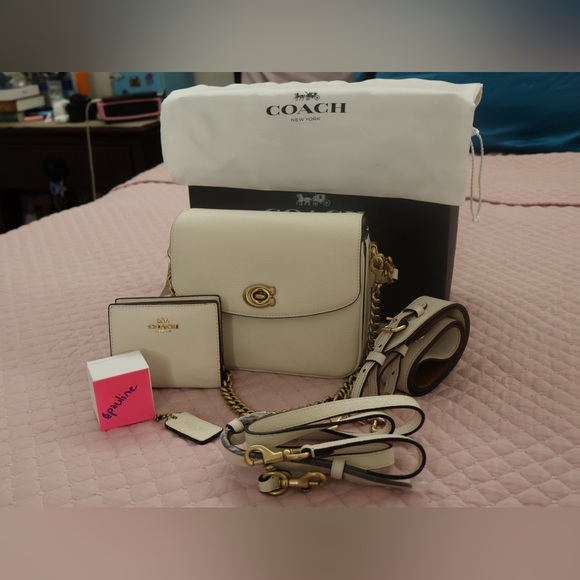 **BUNDLE** COACH Madison Crossbody Bag + COACH Wallet + COACH Shoulder Strap - Picture 2 of 10